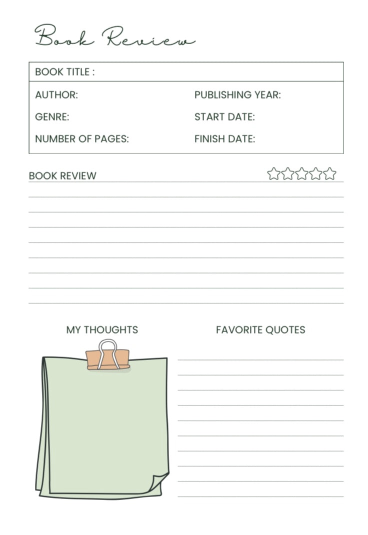 Reading tracker