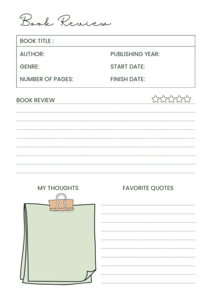 Reading tracker