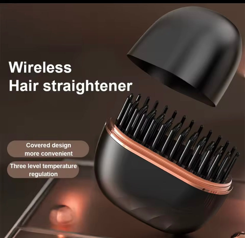 Wireless hair straightener